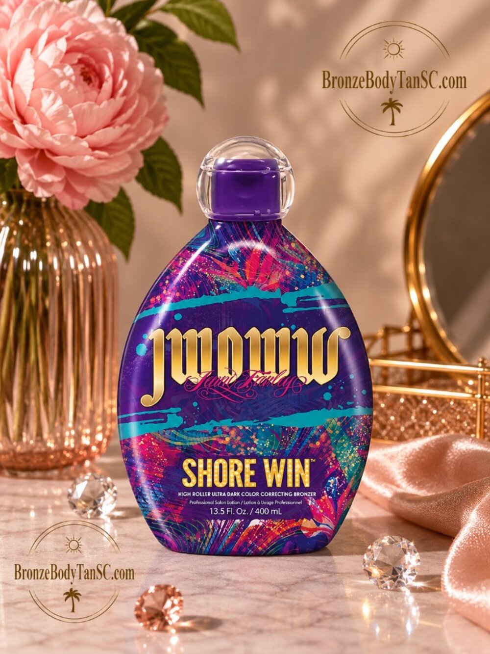 ☀️Shore Win☀️- JWOWW - Dark Color Correcting Bronzer - Tanning Lotion 13.5oz